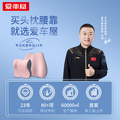 愛車屋汽車乳膠頭枕腰靠新能源新清護頸枕靠背車頸枕靠枕頸部靠枕