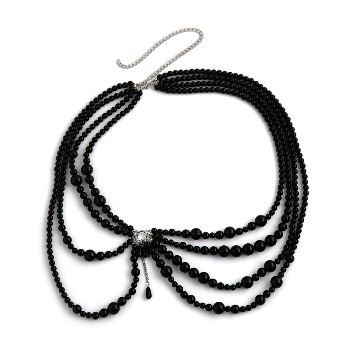 145g Weight Waist Chain Classification 1 Piece Quantity Holiday, Beach Occasion Plastic Material Pearl Pattern Women's Gender Tassel Design Elegant, Sexy Style Elegant Sexy Pearl Plastic Tassel Women's Chain Belts 29