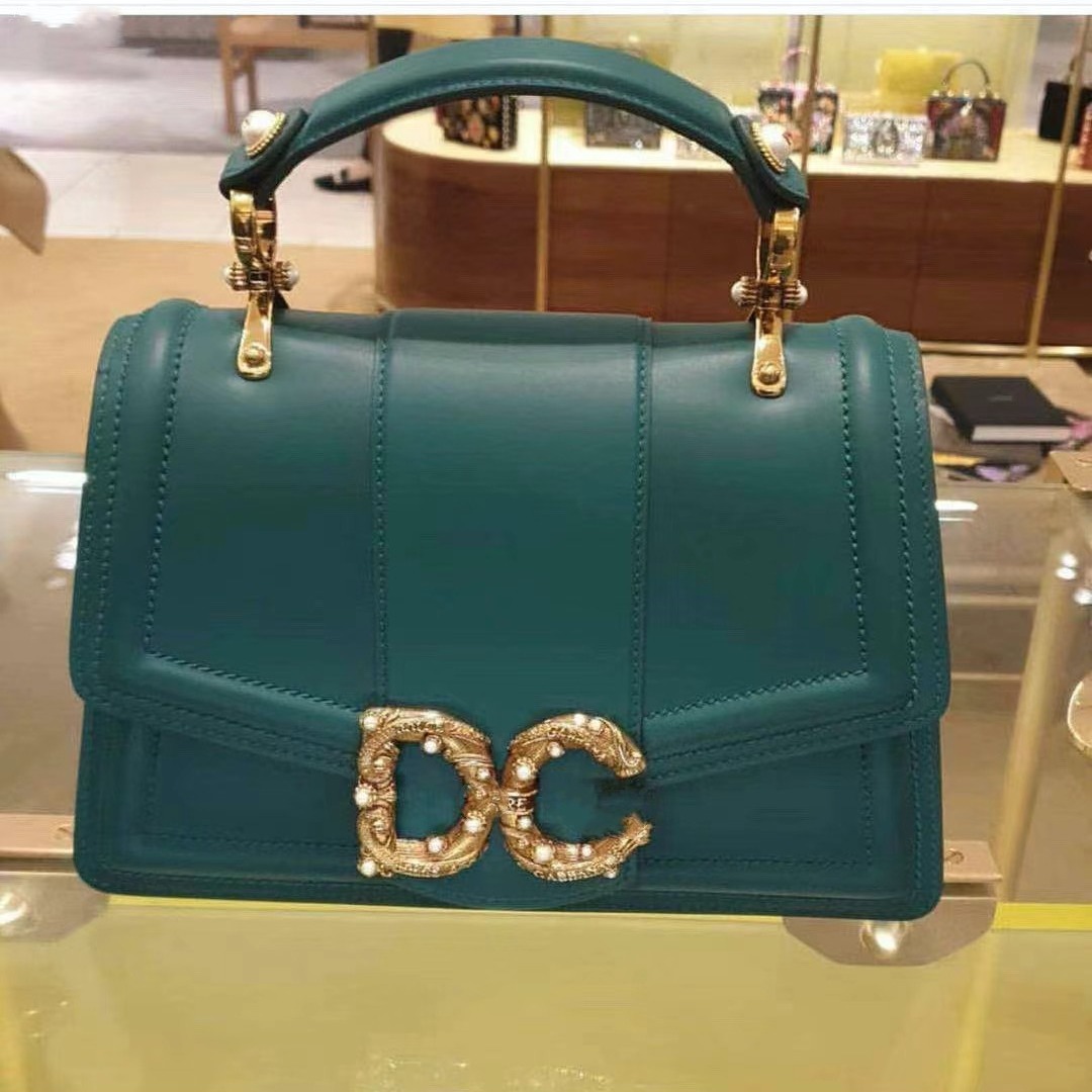 Qadın dəri çanta, zəncirli kiçik messenger model