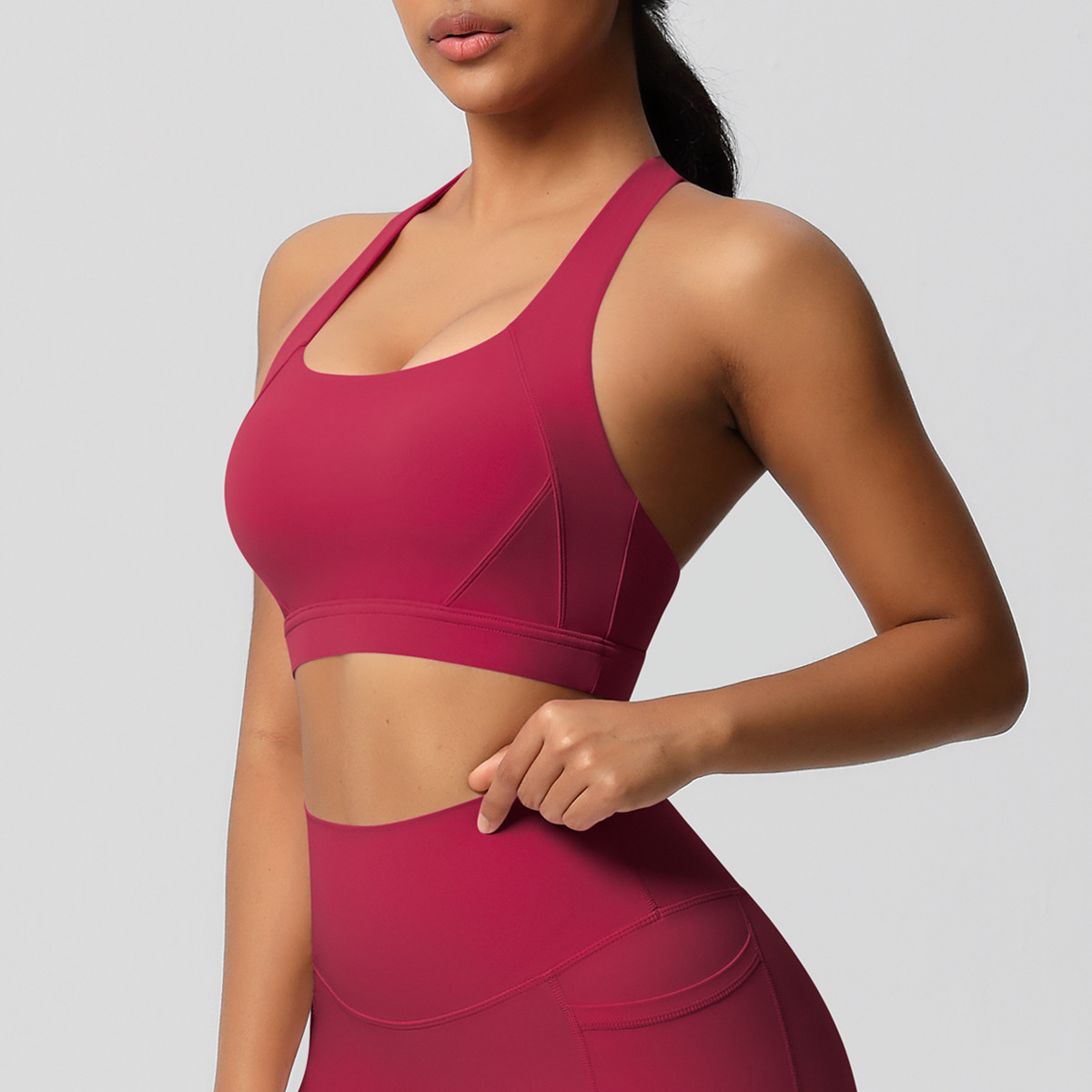 168g Weight Sleeveless Sleeve Length Nylon, Spandex Fabric Type Short Top Length Sports Vest Tops Type Fitness, Yoga, Running Occasion U Neck Neckline Solid Color Pattern Sport Style Style S, XL Size Sport Style Solid Color Nylon Spandex U Neck Active Tops Sports Vest 75
