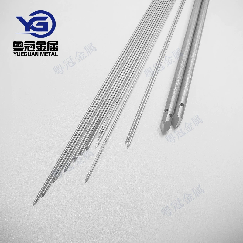 Капиллярная трубка из нержавеющей стали 316L304, яркая трубка медицинского класса, треугольная игла, различные типы игл для прокалывания, индивидуальная обработка по чертежам