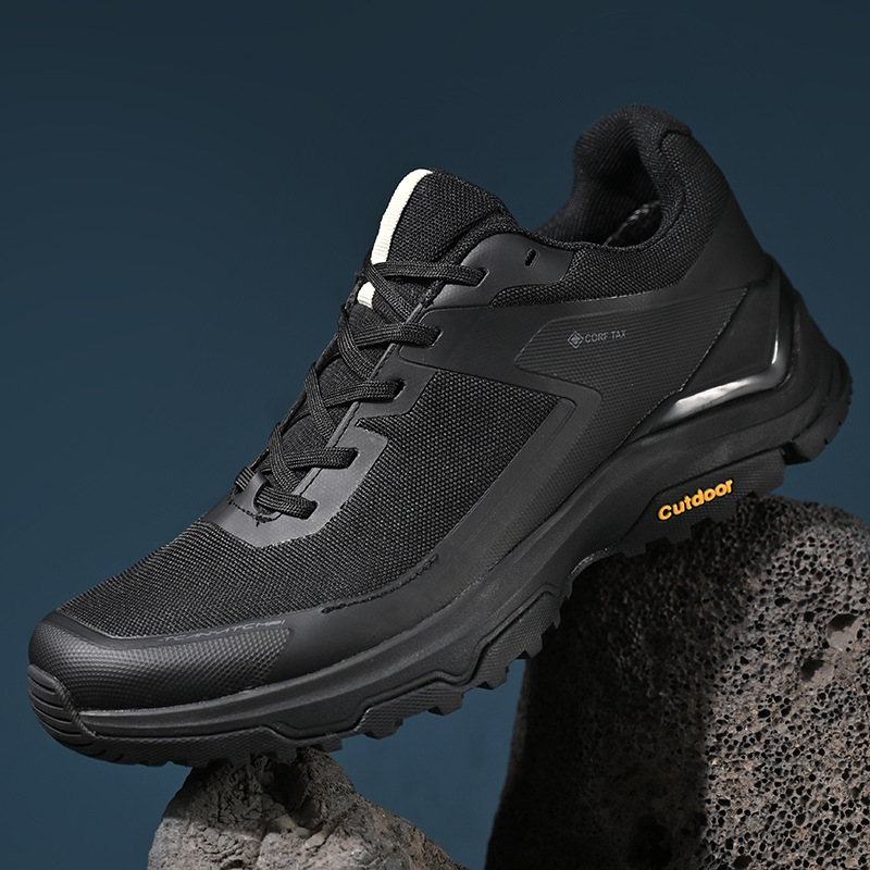 アウトドアハイキングと登山靴、メンズシューズ、軽量で通気性のあるスポーツランニングシューズ、プロ仕様の防水性、滑り止め、クッション性のあるオフロードハイキングシューズ|undefined