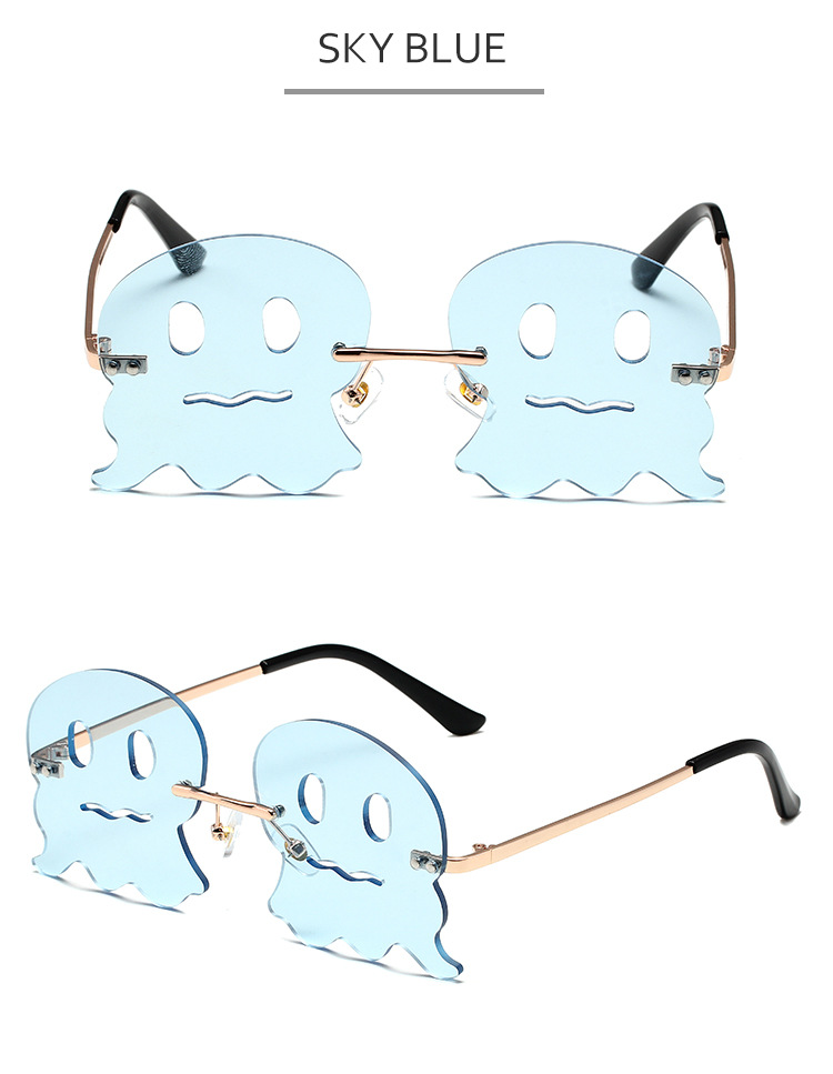 Men's Sunglasses New Octopus Funny Cartoon Metal Sunglasses Party Dance Men And Women Sunglasses_voghion.com