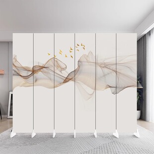 Customized Nordic Screen Partition Living Room Bedroom Folding Mobile Office Partition Screen Home Door