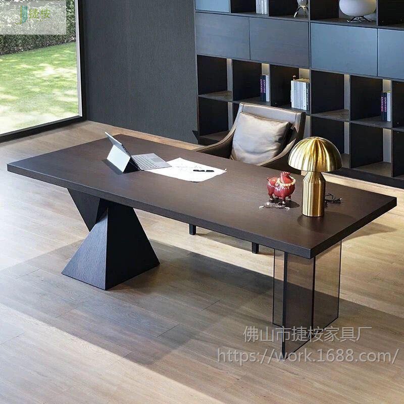 Simple Modern Office Desk Writing Desk Study Computer Desk Designer Italian Minimalist Desk Fashion Desk