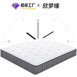 家用床垫批发1.5米独立弹簧海绵席梦思乳胶租房软硬两用折叠