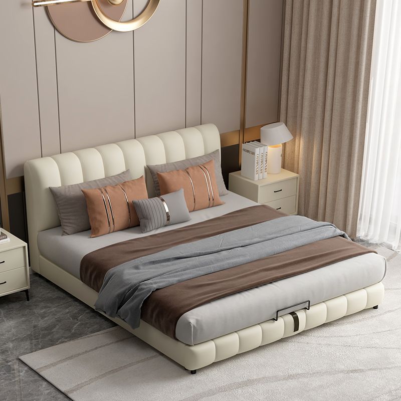 现代简约床1.8x2米双人大床家用主卧单人床1.5米出租房轻奢网红床