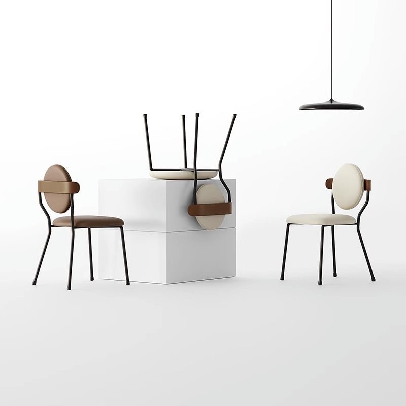 Sillas de comedor de estilo crema sillas de diseño de madera sólida sillas de mesa de comedor taburetes de comedor en línea