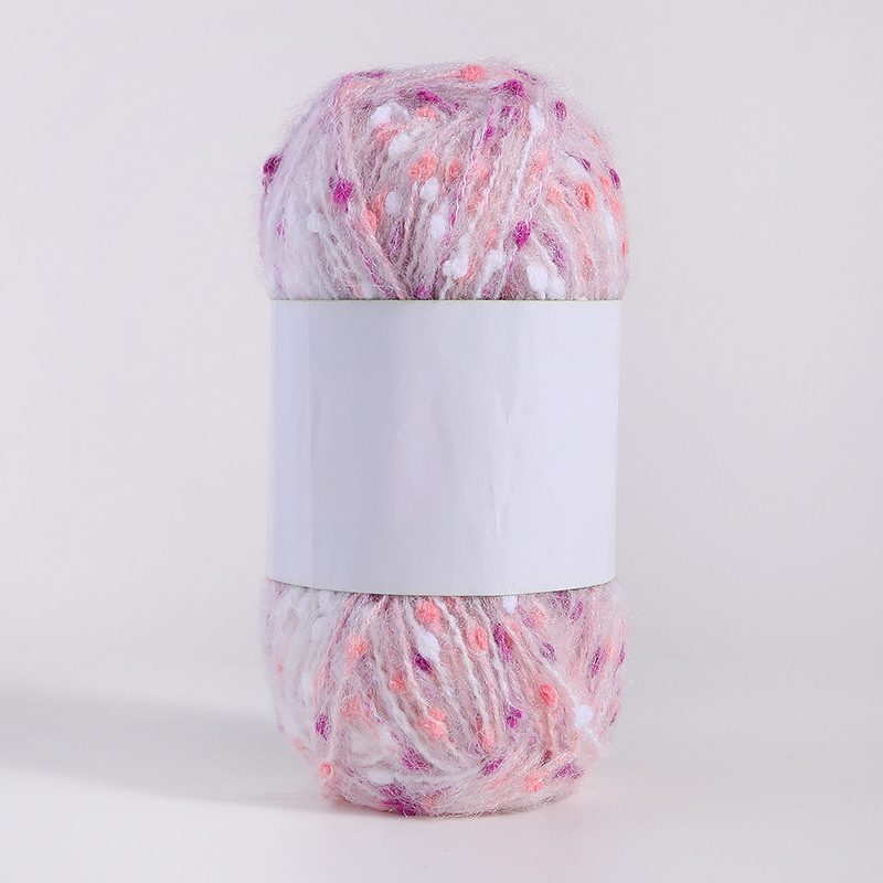 Doudou hilo hilo de bufanda hilo de lana punto de color mohael hilo tejido a mano diy arco iris tenis de mesa hilo mixto hilo de punto de pareja