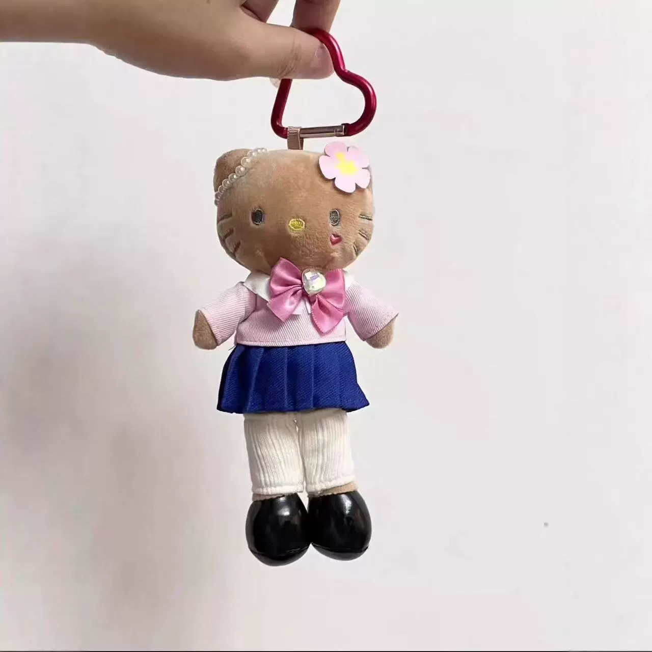 Плюшевый брелок (Sanrio) Hello Kitty, плюшевая кукла-талисман, размеры 10–16 см