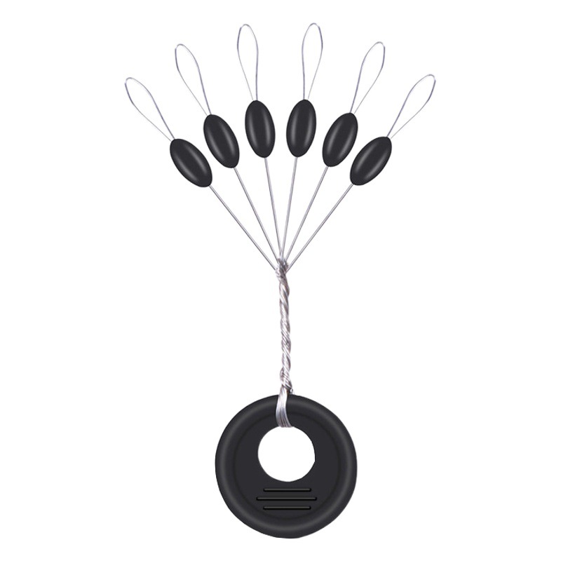 Wholesale Space Beans Olive-Shaped Cylindrical Oxford Space Beans Bulk Fishing Gear Accessories Fishing Line Set Space Beans