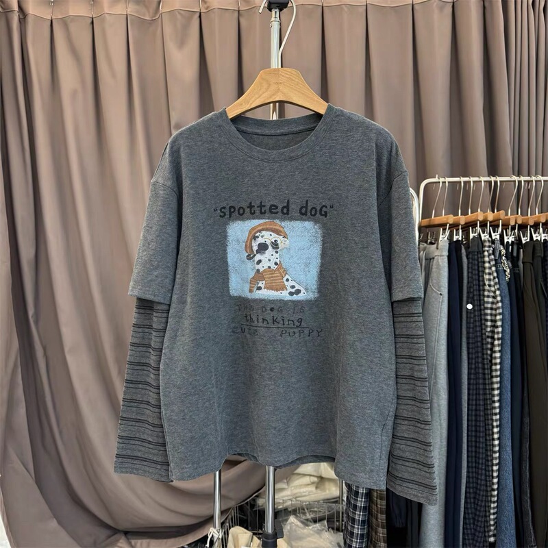 Plus-Size 150kg Raglan Sleeve Long-Sleeve T-Shirt for Women, New Spring and Autumn Style, Slimming and Figure-Flattering Base Layer Top