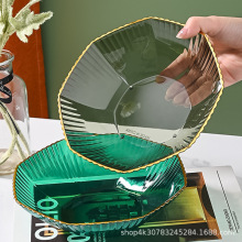 PET创意水果盘ins高颜值北欧风家用客厅茶几零食糖果盘网红水果篮