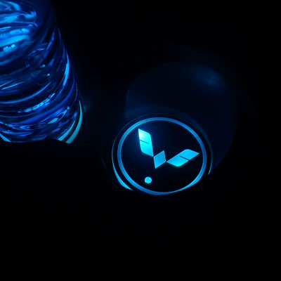 Anti-slip mat | Led Non-Slip Cup Mat Car - wuling-single