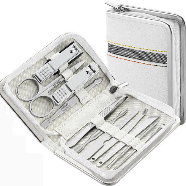 26-piece cortaúñas traje de hogar anti-Splash grandes cortaúñas Rosa oro águila nariz cortaúñas herramientas de recorte de uñas