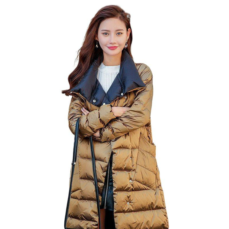 两面穿轻薄羽绒服女2025新款胖mm大码200斤中长款反季冬天外套瘦|undefined