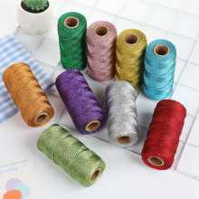 复古针织线1.5MM捆绑包装绳 DIY金丝扭绳  绳带服装编织绳修饰辅