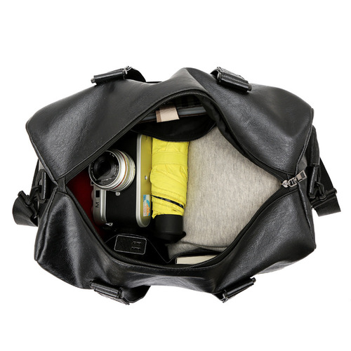 新款商务旅行包男韩版软面大容量行李收纳包旅游单肩斜挎包健身包