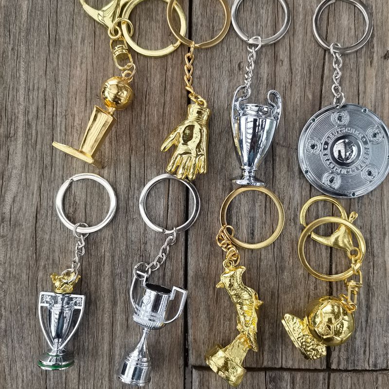 金属奖杯钥匙扣欧冠杯英超杯篮球挂件锁匙扣