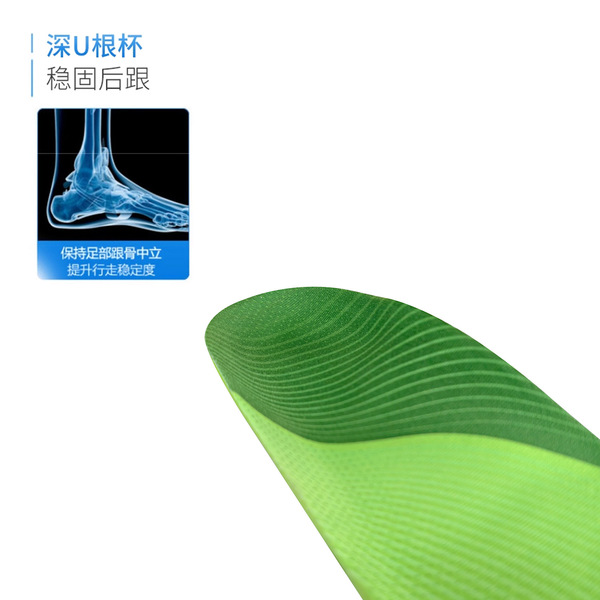 corrective shock-absorbing insoles