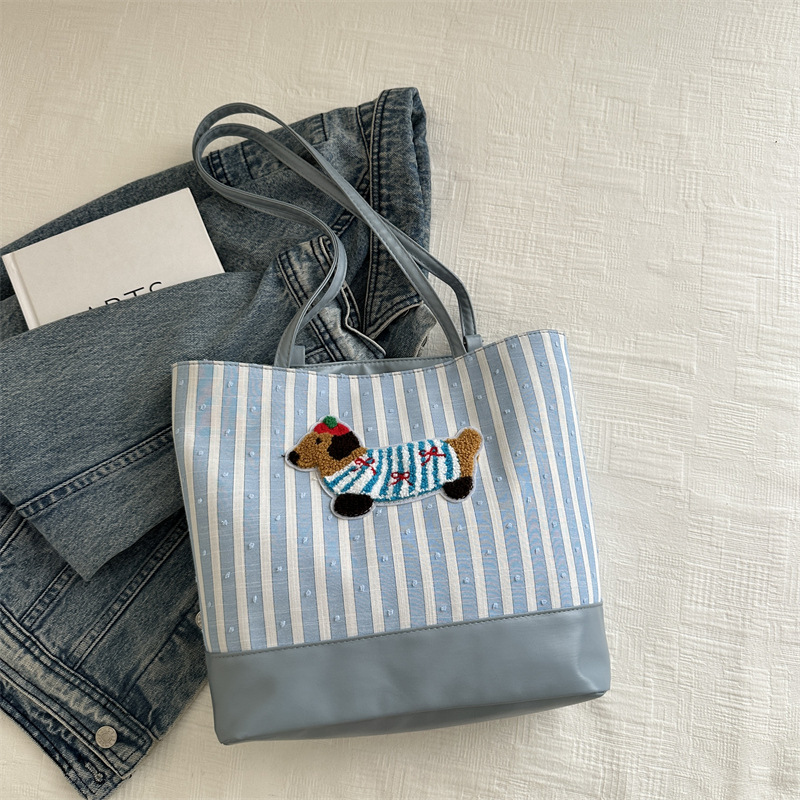 Bolsa de gran capacidad para viajar 2024 nuevo estilo popular de tela de lápiz para perro de hombro multipropósito mujer mochila de hombro