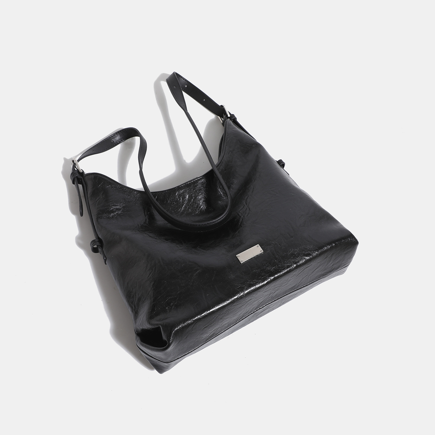 Luxury Tote Bag For Women 2025 Autumn/Winter New Pleated Commuter Underarm Bag Large Capacity Soft Leather Shoulder Hobo Bag - Thumbnail 4