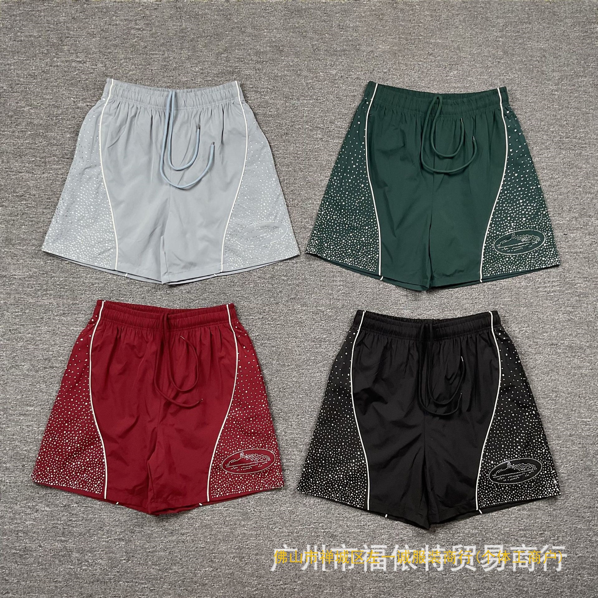 Shorts de Algodón Hasta la Rodilla con Estampado de Barco y Logo de Cort, Corte Amplio para Hombre y Mujer