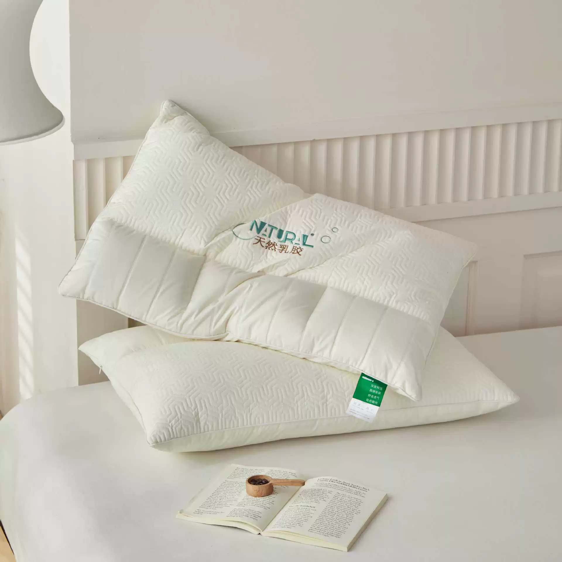 Удобная спящая латексная подушка 3D эргономичный дизайн разделов латексная пленка заполнена хлопковая вышивка для взрослых подушек