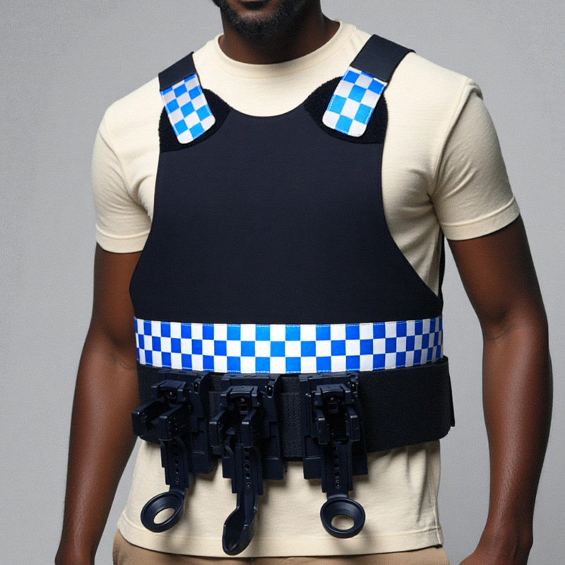 24 Reflective Flexible Anti-stab Suit Lightweight Body-fit Anti-cut Anti-cut Inner-wear Tactical Protection Vest