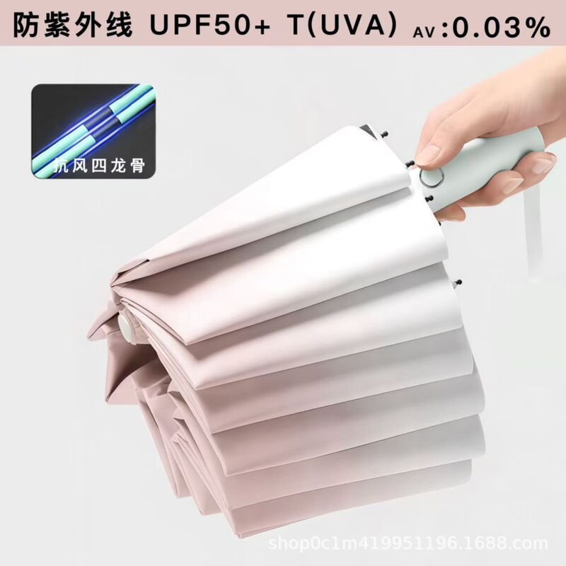 雨伞大号全自动折叠24骨防晒抗风晴雨两用女批发遮阳伞加大加宽|undefined