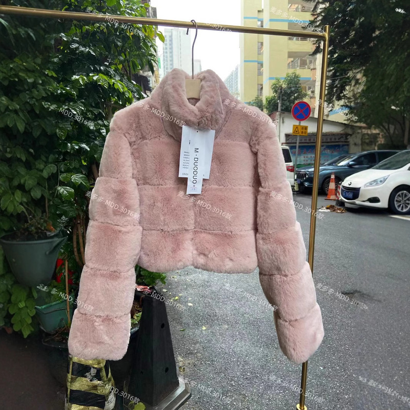 Korean Style Boutique Fur 2026 New Women's Short Fashion Fox Fur Coat Dress Shawl Coat Fur Shirt