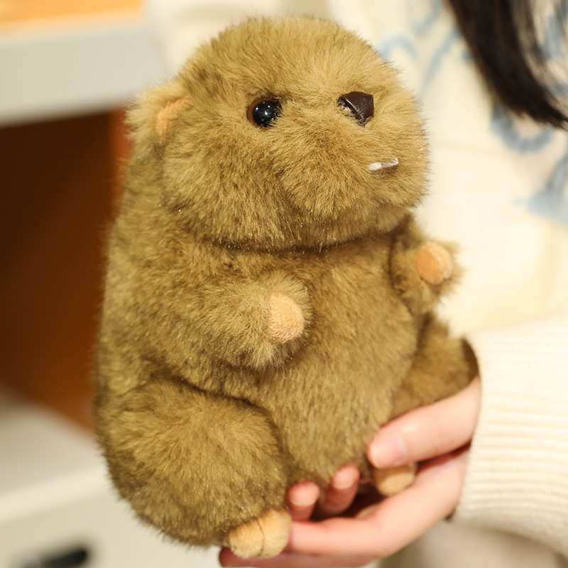 モグラぬいぐるみネザ同人形かわいい人形ラグドールシミュレーションビーバー子供の誕生日プレゼント|undefined