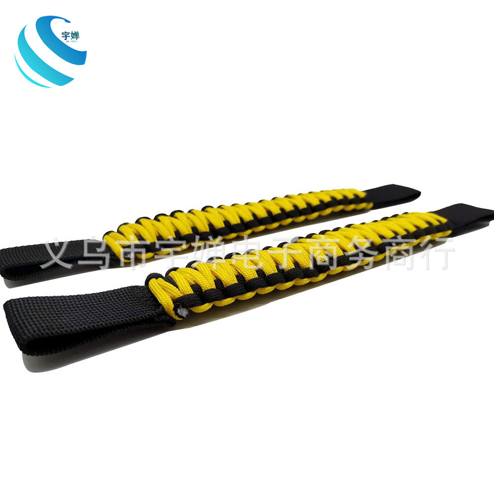 Outdoor umbrella rope car handle all kinds of car rear seat car armrest seven-core umbrella rope woven safety handle pull rope