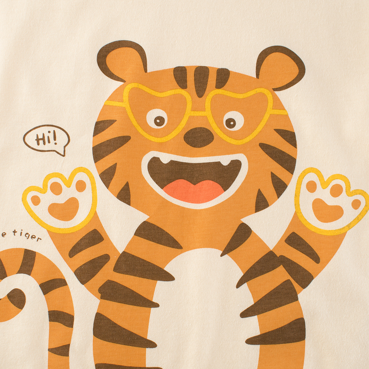 27kids ropa para niños verano nuevo estilo estilo occidental para niños camiseta de manga corta para niños bebé versión coreana tigre transfronterizo suministro de ropa para niños
