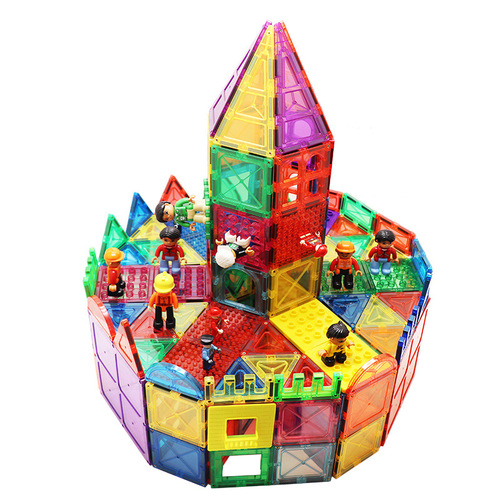 Building block magnetic sheets are compatible with Lego particles playmags children's educational magnetic toys magblox same style