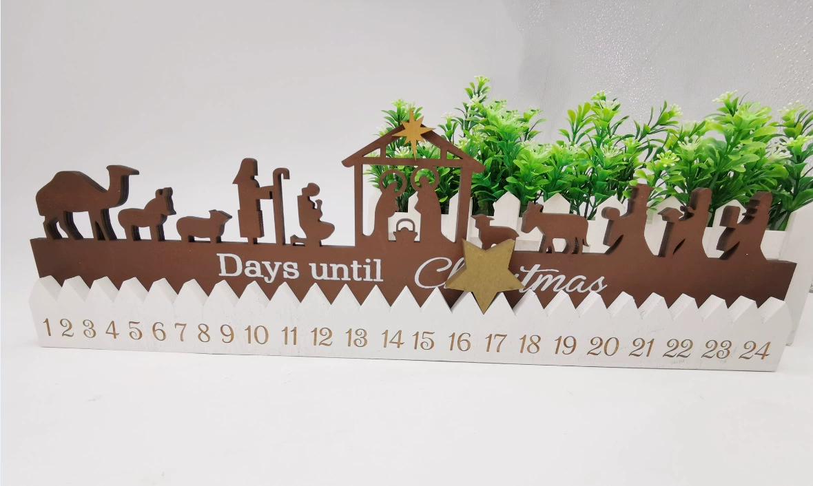 Фабрика новые деревянные поделки рождественские украшения для дома ремесла