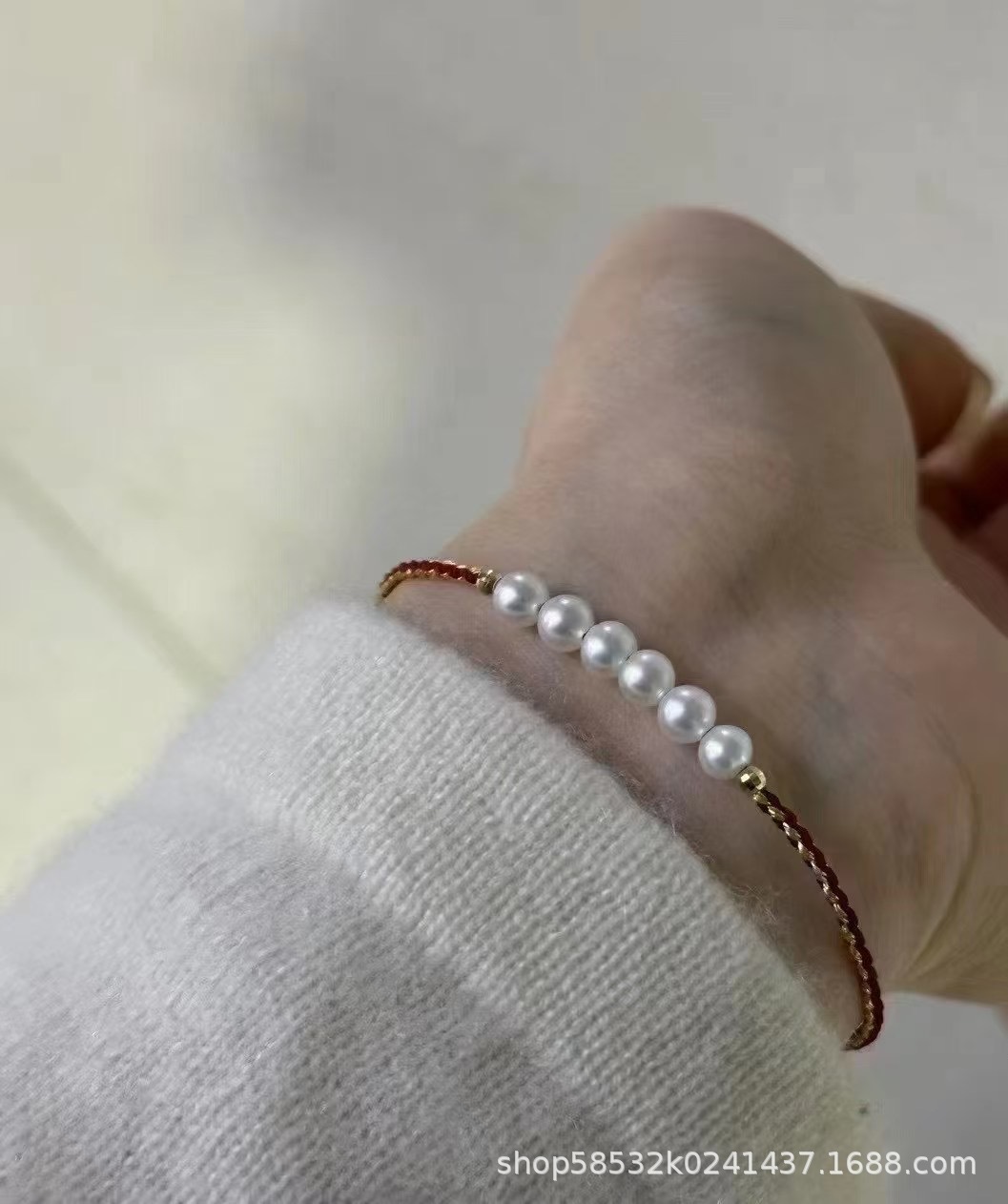 4.5-5mm Liuliu Dashun (18k 작은 빨간 밧줄)