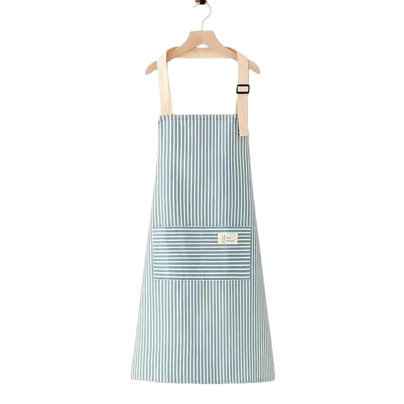 Personalidad personalizada bordada delantal colgar delantal rayas cocina casera camarero de restauración hombre y mujer delantal de ropa de trabajo image 8