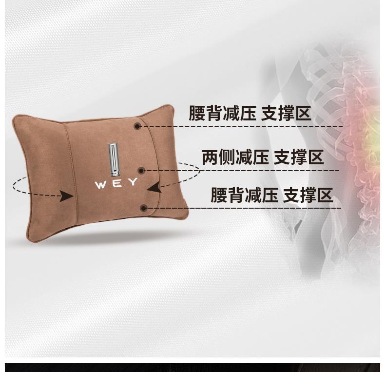 Suitable for Wei Brand Headrest Blue Mountain Alpine Mocha Latte Vv7Vv6Vv5P8S Class Maybach Pillow Lumbar Pillow