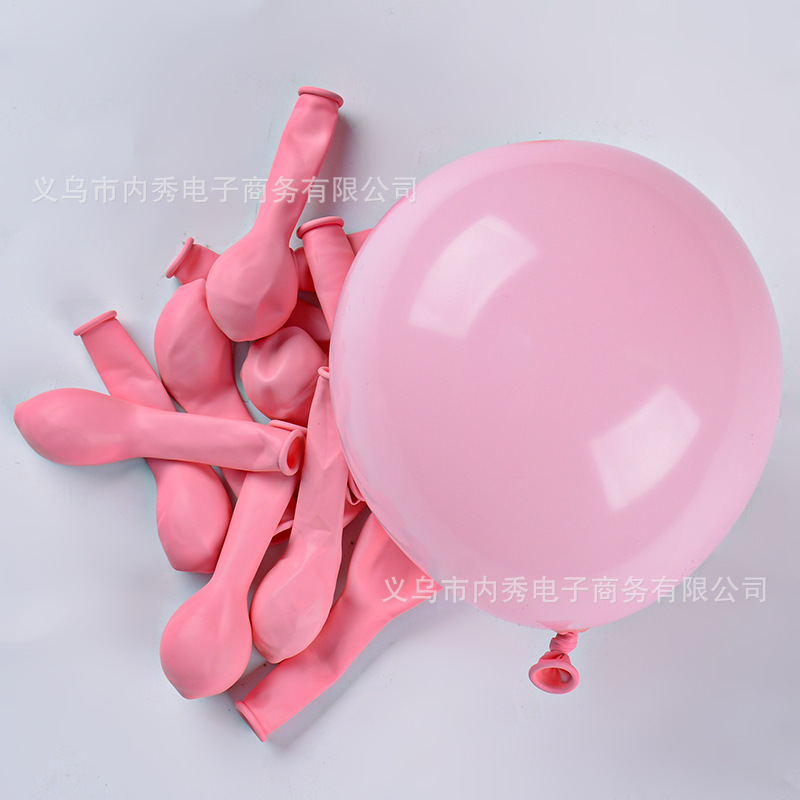 5 pulgadas 10 pulgadas 12 pulgadas 2.2g Macarons engrosados decoración de fiesta decoración de cumpleaños bola de látex