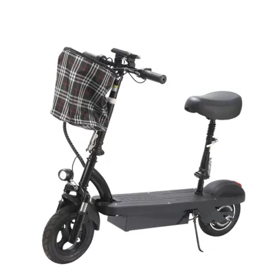Qatlanan elektrik skuterlər scooters, scooters for office workers - 8ah-black
