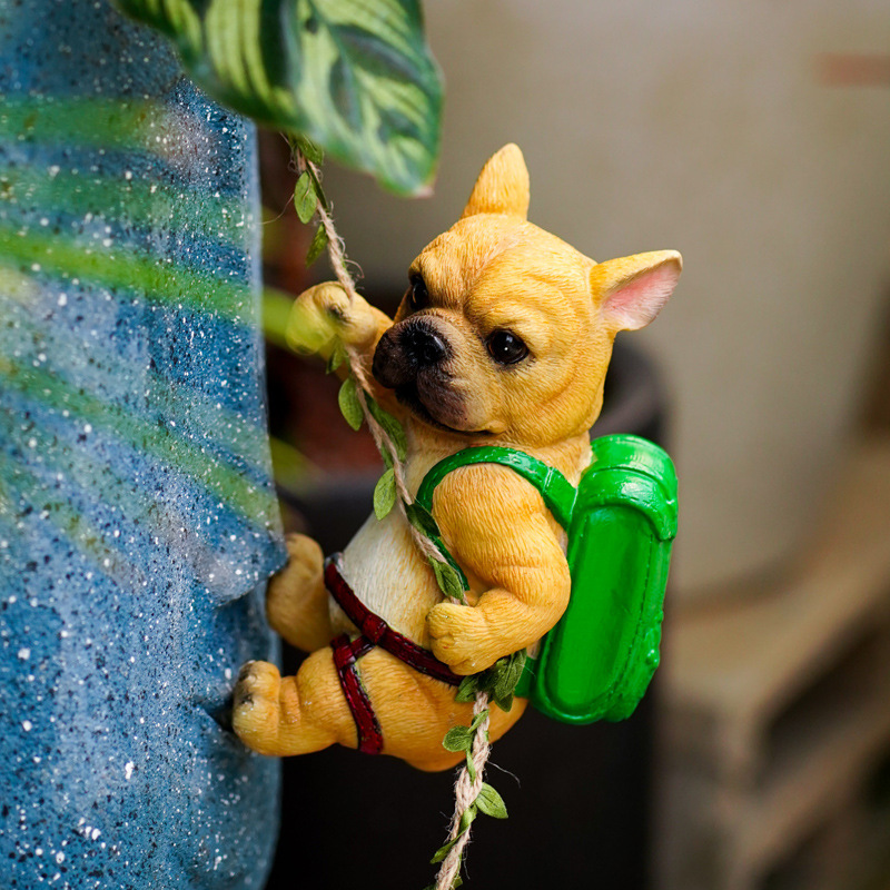 Jardín balcón Flor de jardinería al aire libre decoración colgante Bunny Swing árbol animal colgante B & B Decoración