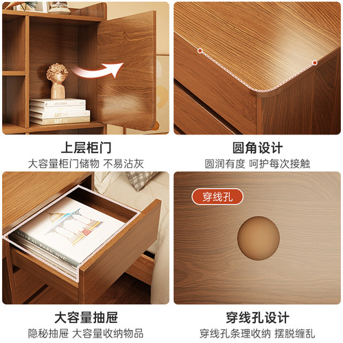 Desk and bookcase integrated desktop computer table student home study table and chair combination simple bedroom office workbench