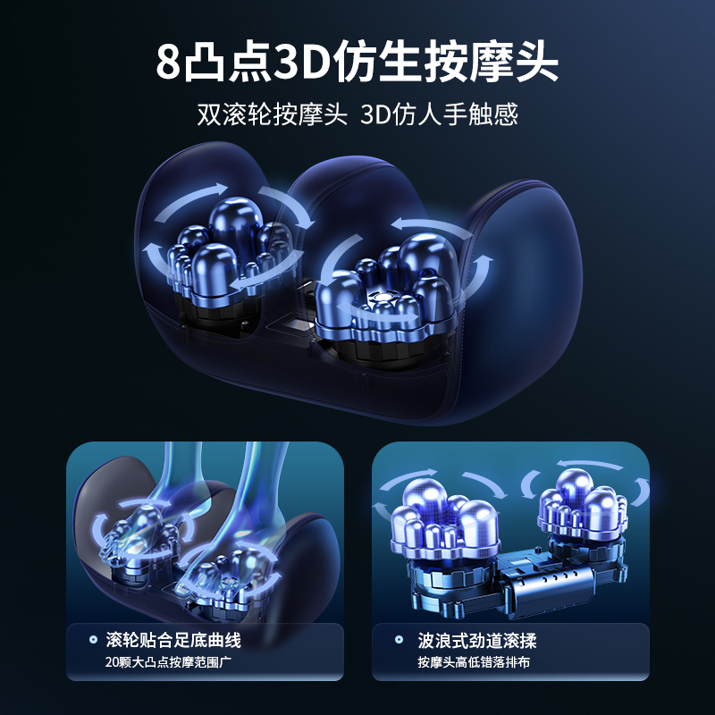 Nuevo masajeador de pantorrilla, masajeador automático, masajeador de músculos de la planta del pie, máquina de terapia de pies, máquina de belleza de piernas, máquina de masaje de músculos de la planta del pie.