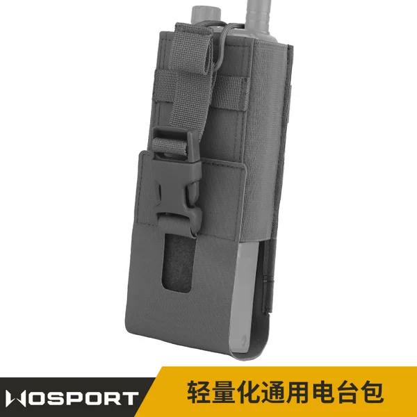 Wosport Lightweight Universal Radio Bag Molle Mount Adjustable Size Tactical Vest Accessory Bag