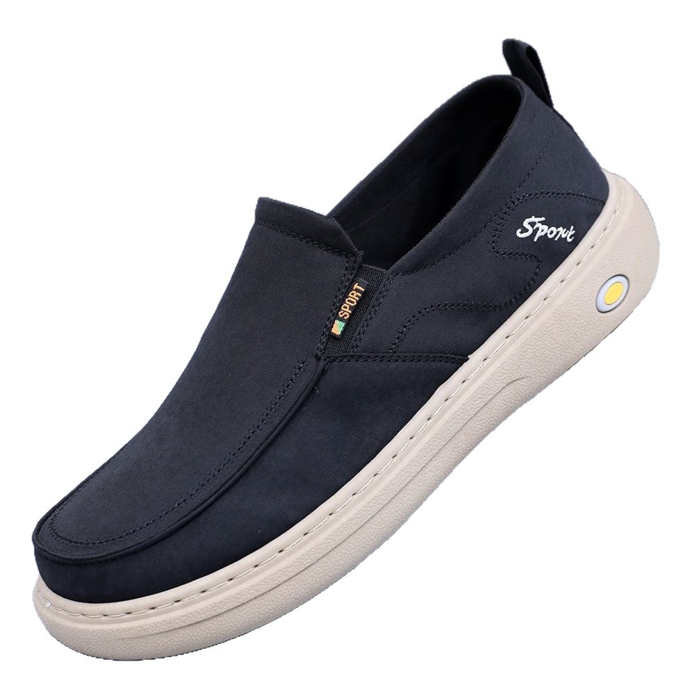 Zapatos de hombre de verano nuevos zapatos casuales transpirables zapatos de lona cómodos con suela suave simple y versátil viejos zapatos de tela de Beijing