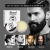 Cross -border PEIMEI Hushu Ointment Aluminum Box Men's Nourishment and Soft Style Care Beard wax wholesale Beard Balm