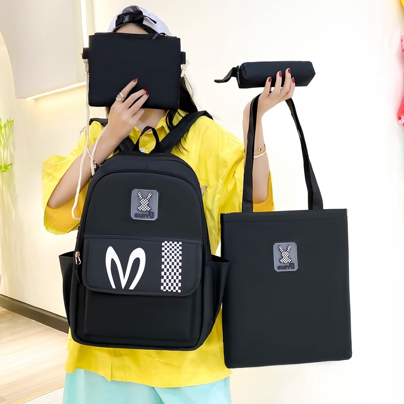 Kids Backpacks Elementary School Girl's Schoolbag Large Capacity Middle School Student High School Student Backpack Multi Piece Set Casual Backpack_voghion.com