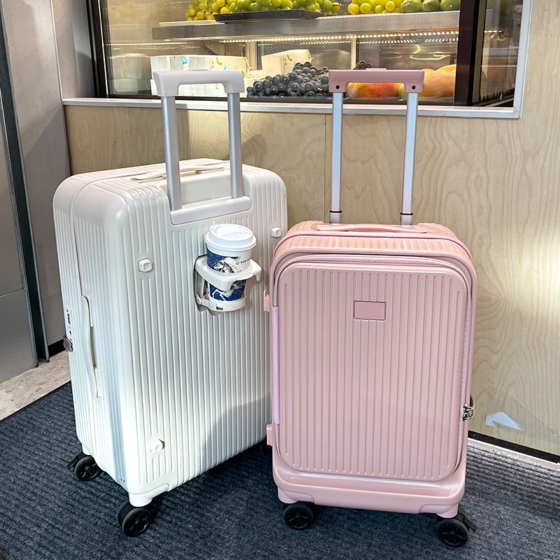 Export Export Large-Capacity Suitcase Women's Side-Opening Trolley Case New Suitcase Student Travel Password Box