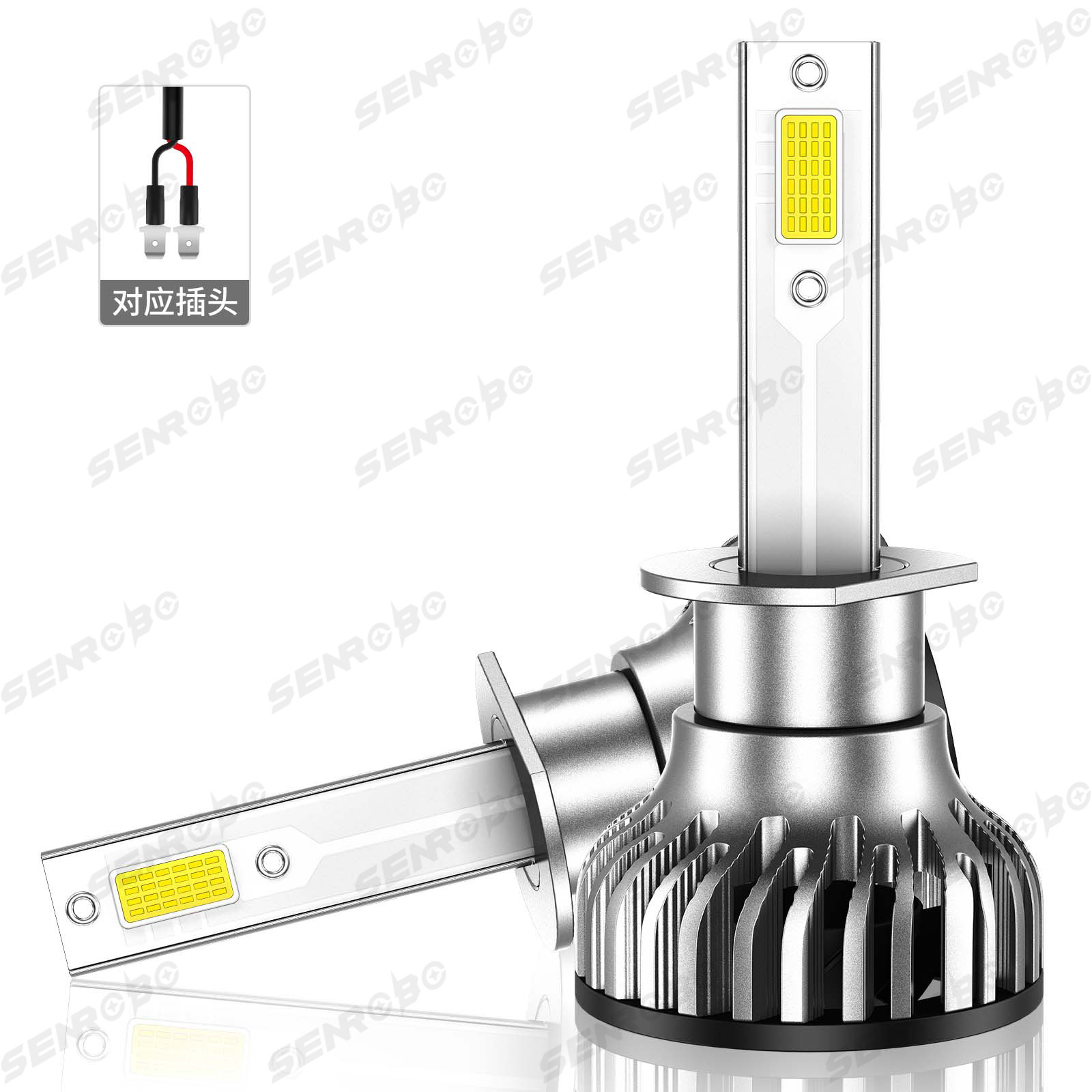 Nuevos productos transfronterizos de automóviles LED luz super brillante 6000K transformar faro de iluminación H4 H11 fábrica al por mayor